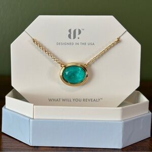 Aqua Chalcedony Pendant Necklace